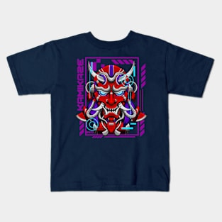 Japanese Oni Mecha 9.1 Kids T-Shirt